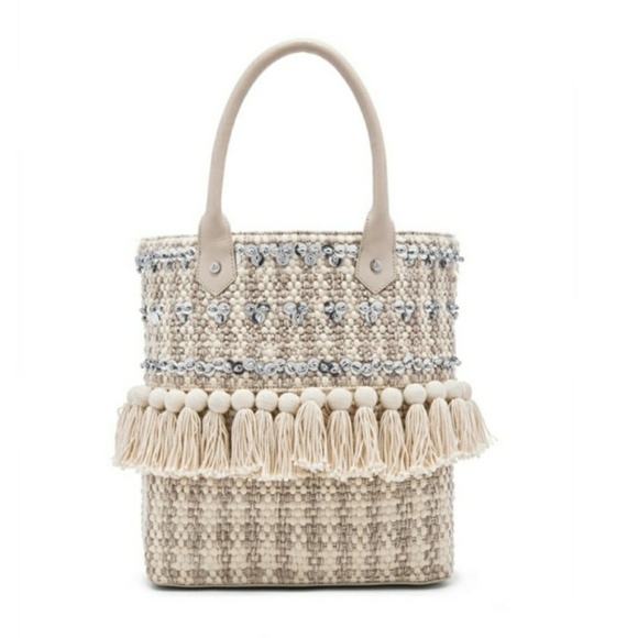 Sam Edelman Handbags - Sam Edelman Woven Tassel Tote * Last One
